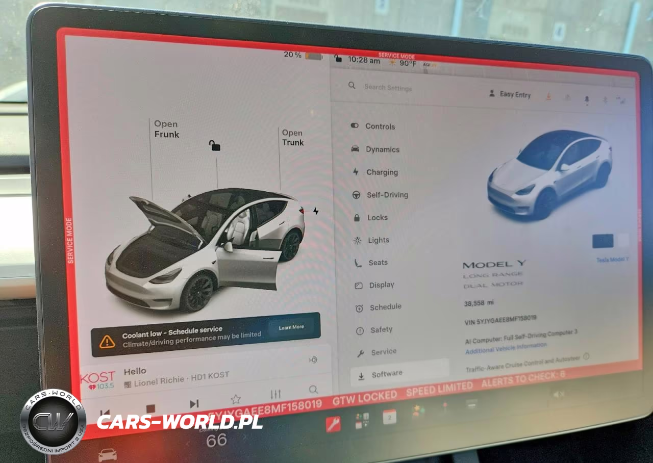 2021 Tesla Model Y VIN:5YJYGAEE8MF158019 - 9