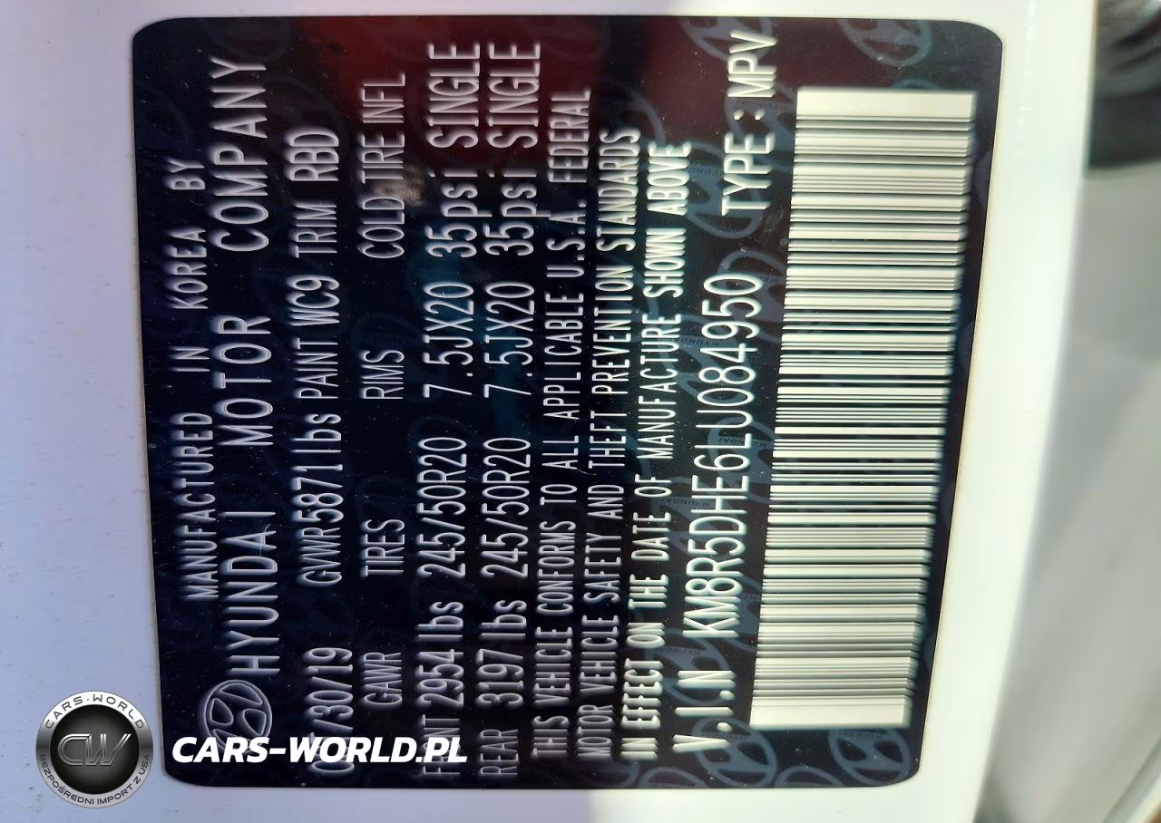 2020 Hyundai Palisade Limited VIN:KM8R5DHE6LU084950 - 13