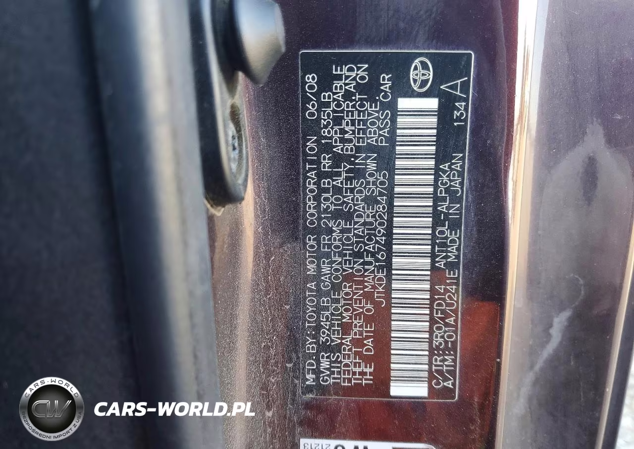 2009 Scion Tc Base VIN:JTKDE167490284705 - 12