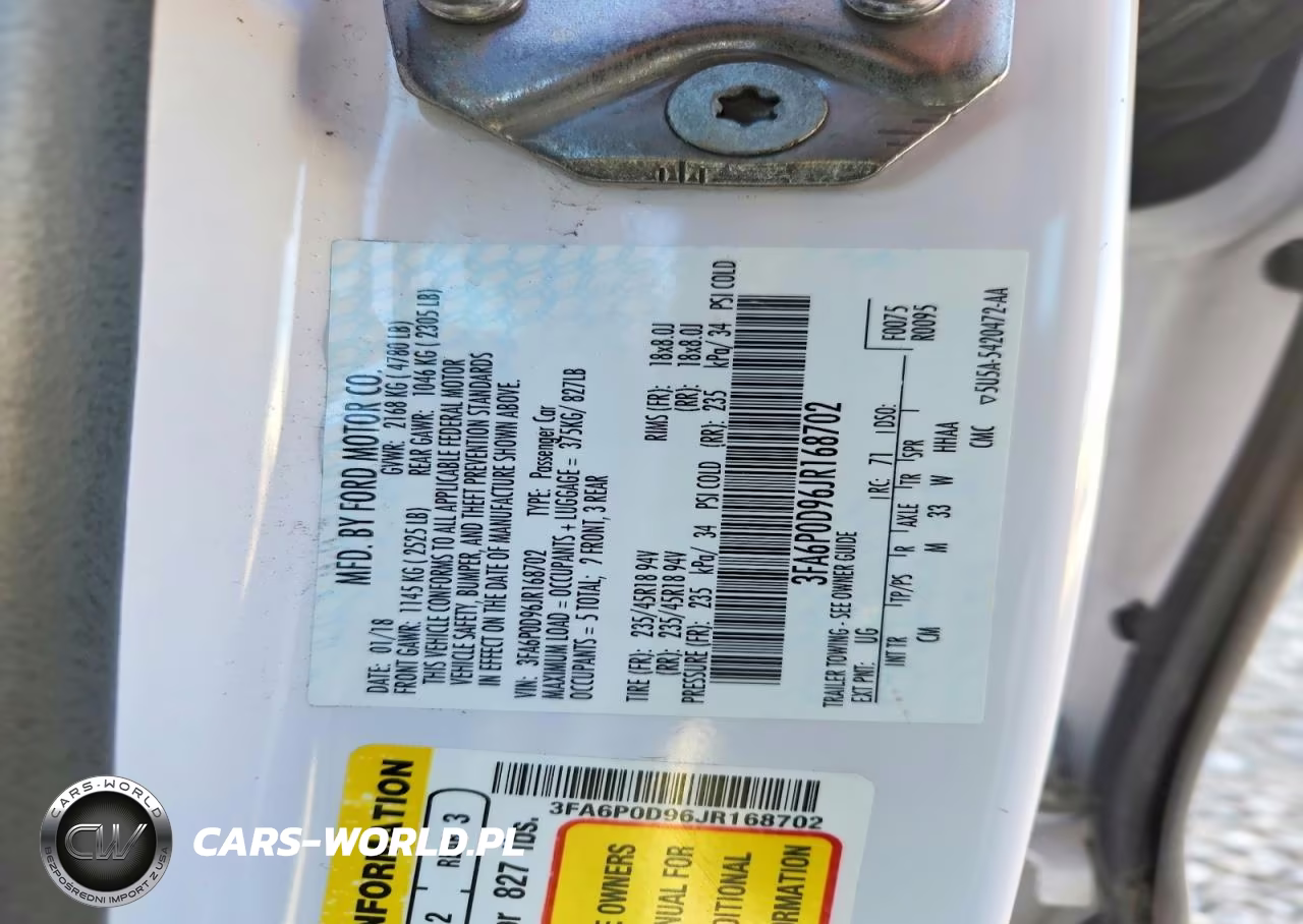 2018 Ford Fusion Titanium-Platinum VIN:3FA6P0D96JR168702 - 12