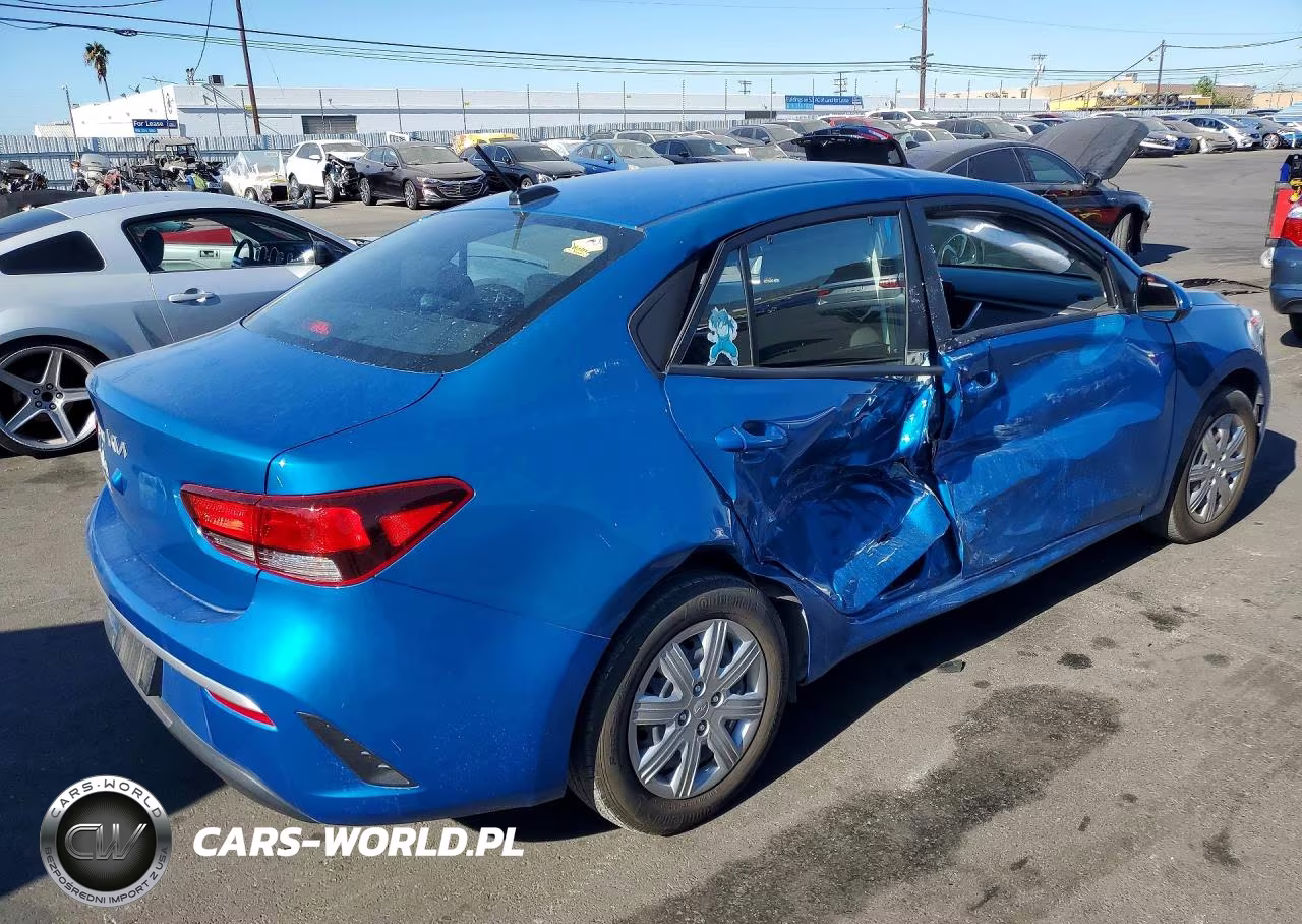 2022 Kia Rio S VIN:3KPA24AD5NE503156 - 3