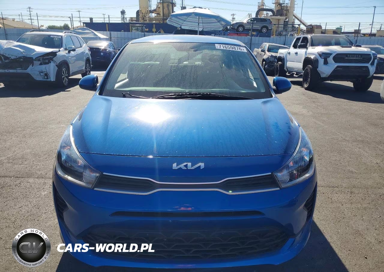2022 Kia Rio S VIN:3KPA24AD5NE503156 - 5