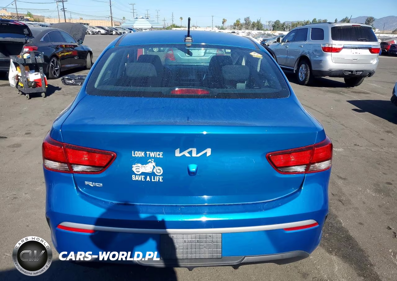 2022 Kia Rio S VIN:3KPA24AD5NE503156 - 6