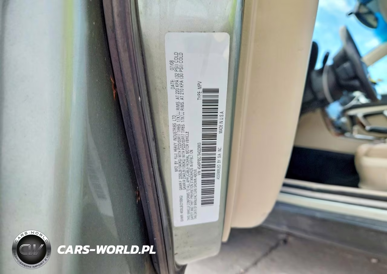 2009 Subaru Outback 3.0R Limited VIN:4S4BP85C794323663 - 12
