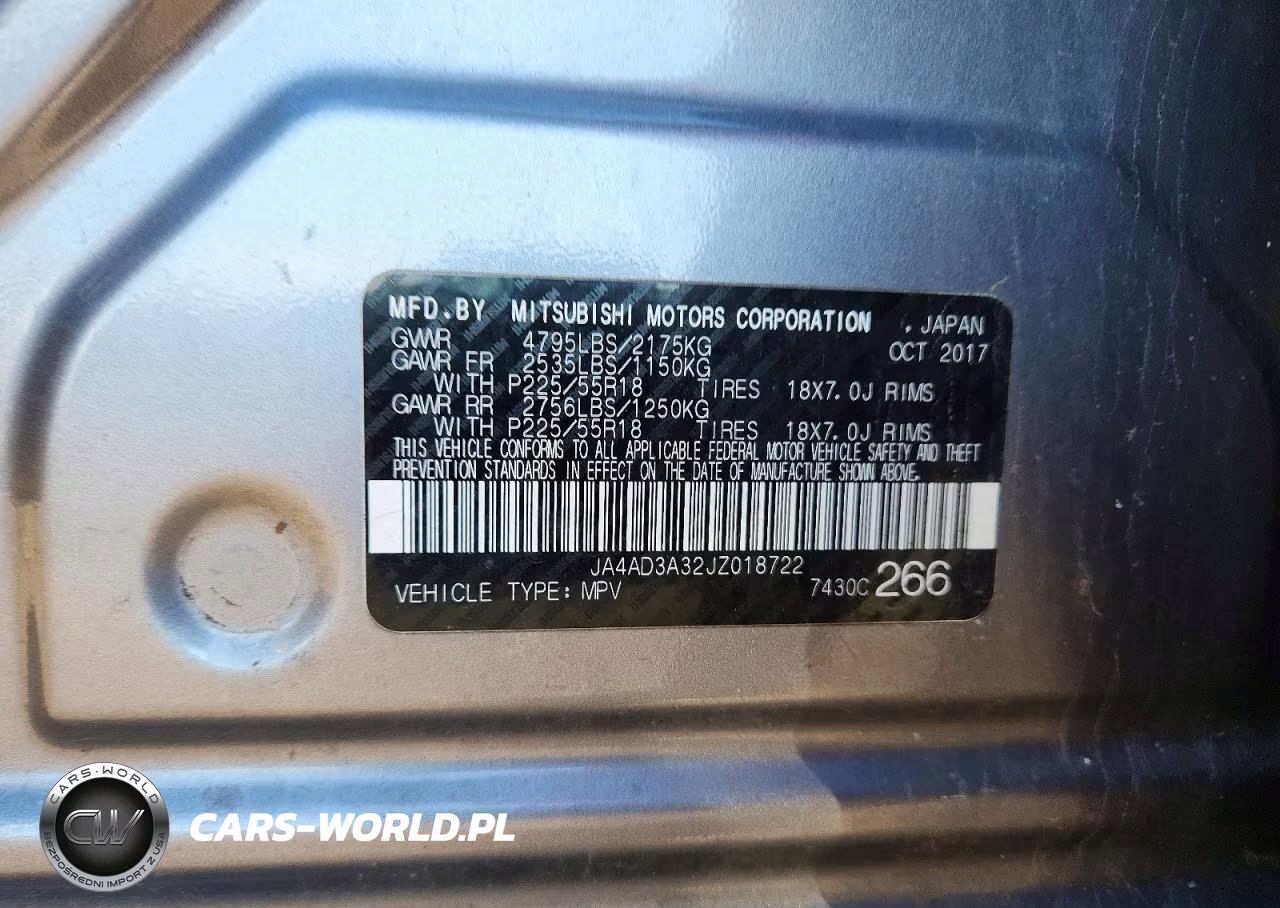 2018 Mitsubishi Outlander Se VIN:JA4AD3A32JZ018722 - 13