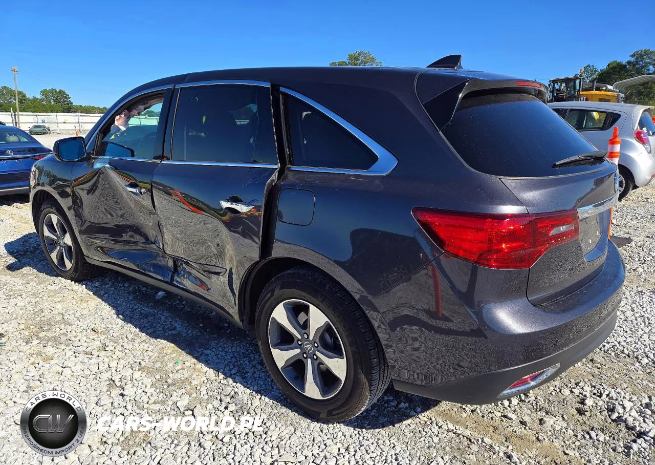 2016 Acura Mdx VIN:5FRYD4H22GB051434 - 2