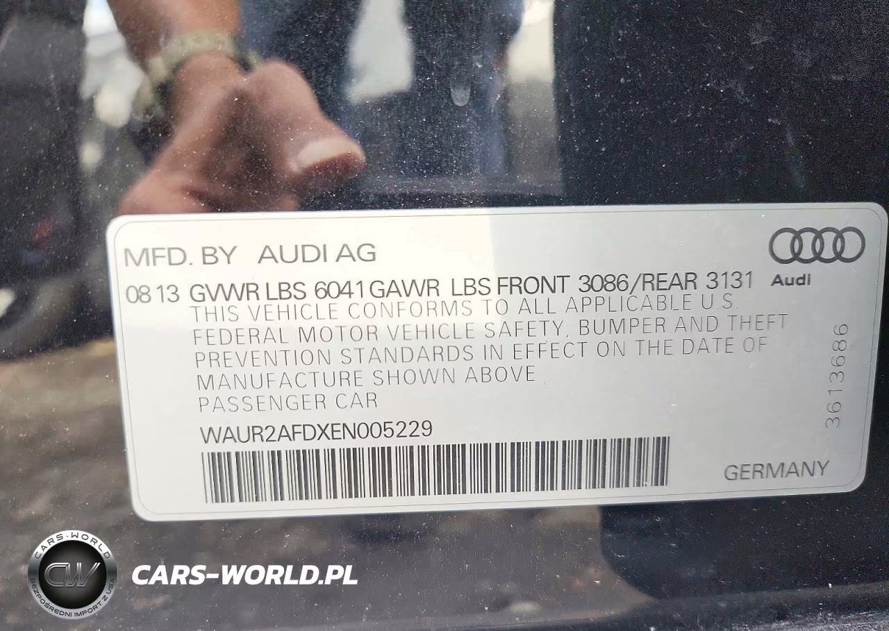 2014 Audi A8 L Quattro VIN:WAUR2AFDXEN005229 - 12