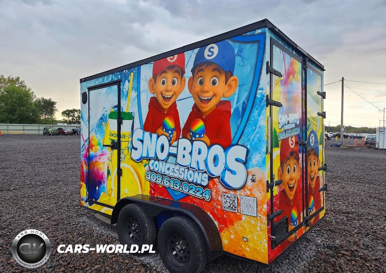2023 Freedom 7X12Ta2 Concession Trailer VIN:5WKBE1227P1081589 - 3