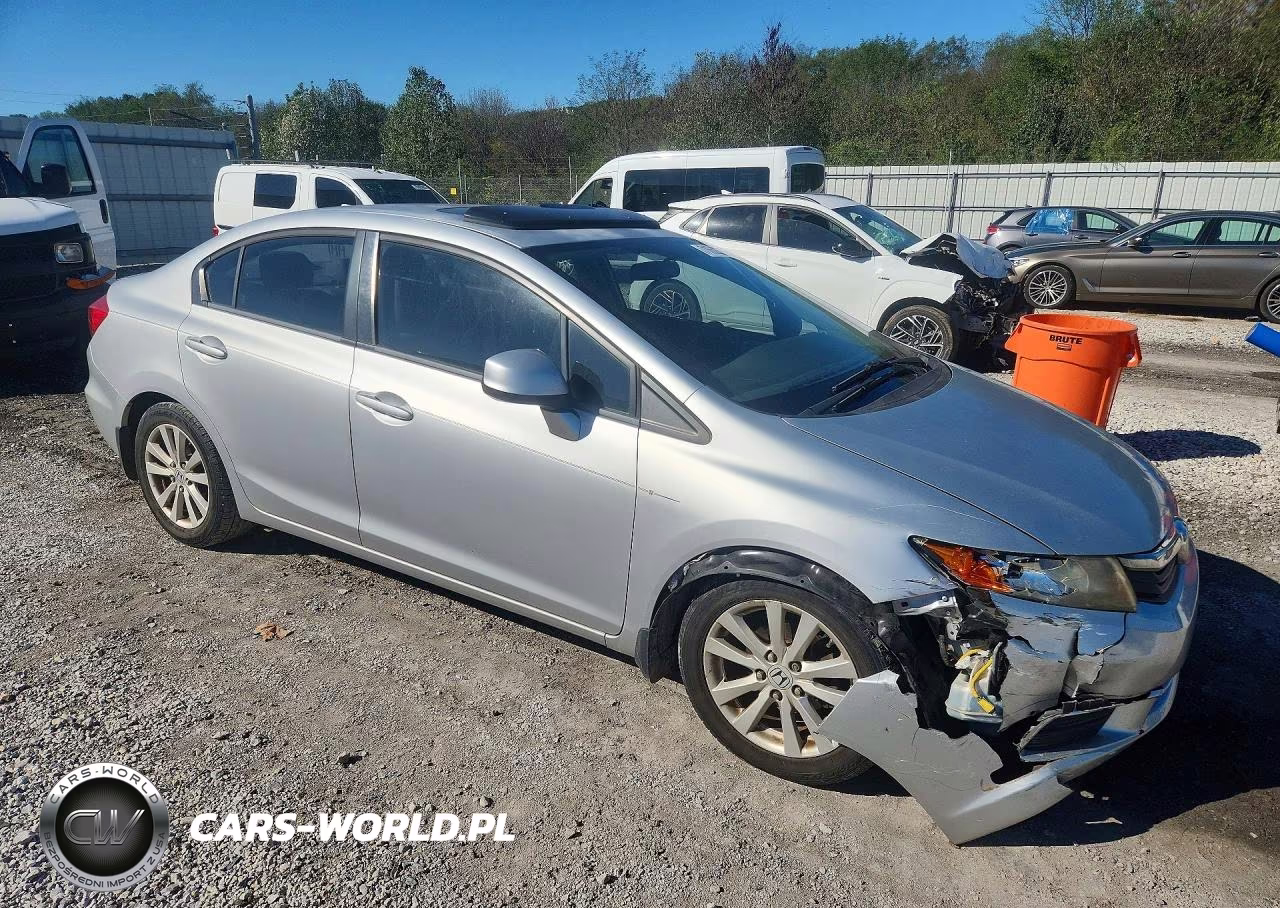 2012 Honda Civic Exl VIN:2HGFB2F99CH541460 - 4