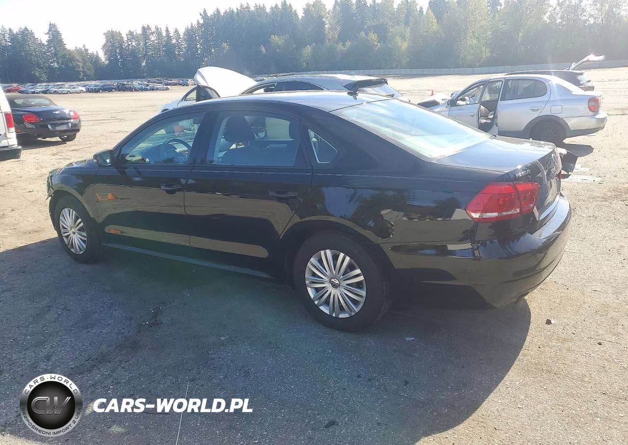 2014 Volkswagen Passat S VIN:1VWAS7A31EC110736 - 2