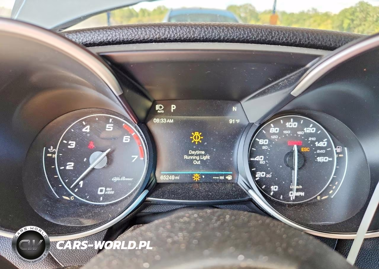 2019 Alfa Romeo Giulia Rwd VIN:ZARFAMAN6K7609649 - 9