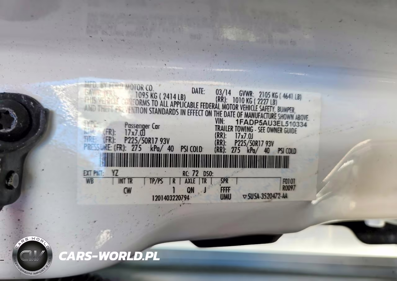 2014 Ford C-Max Se VIN:1FADP5AU3EL510334 - 12