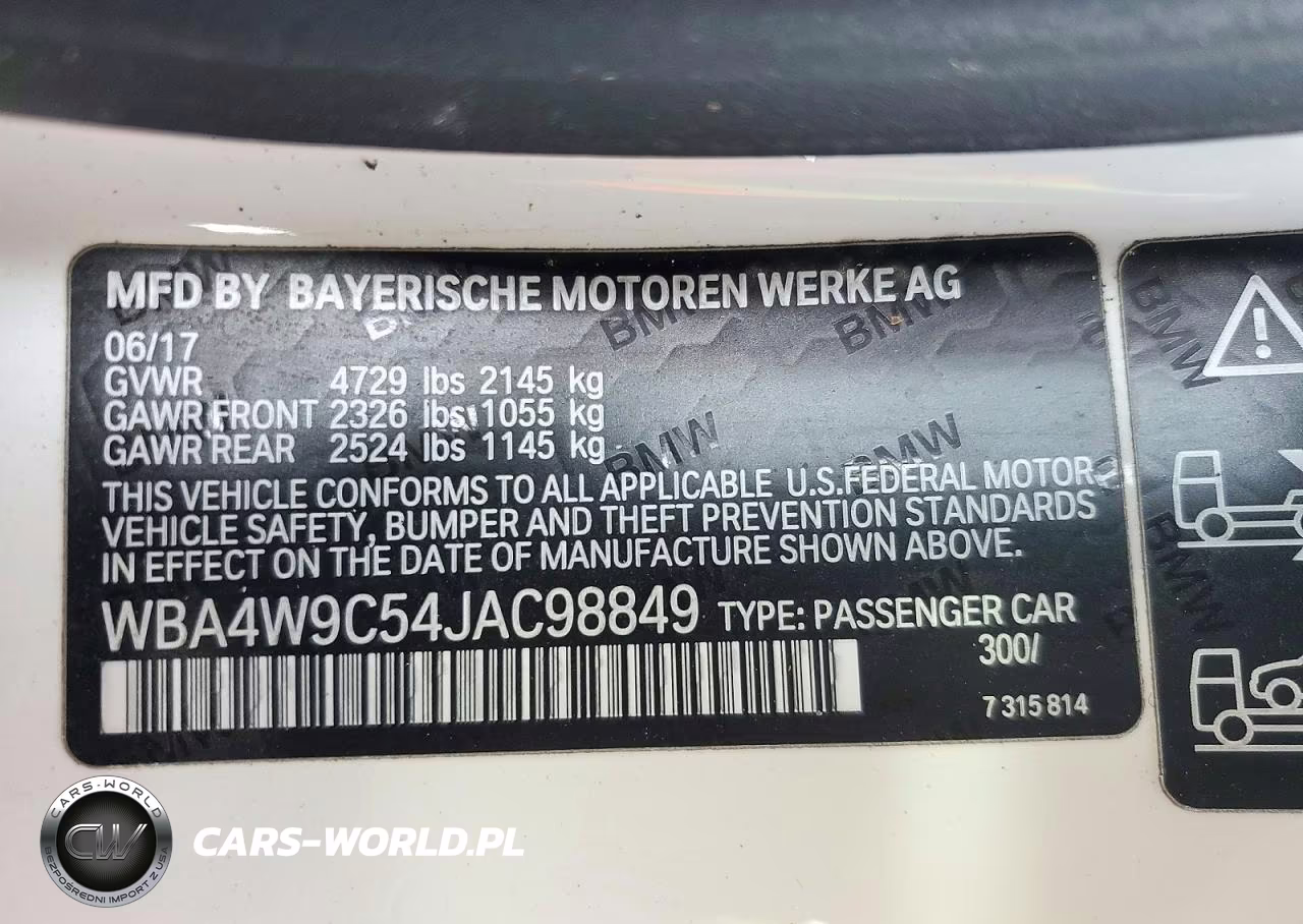 2018 BMW 440Xi VIN:WBA4W9C54JAC98849 - 12