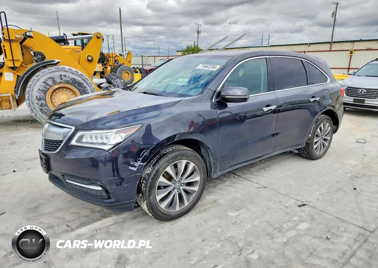 2016 Acura Mdx Technology VIN:5FRYD3H47GB008283 - 1