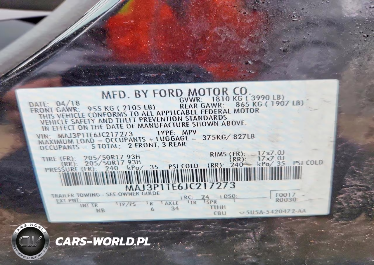2018 Ford Ecosport Se VIN:MAJ3P1TE6JC217273 - 13