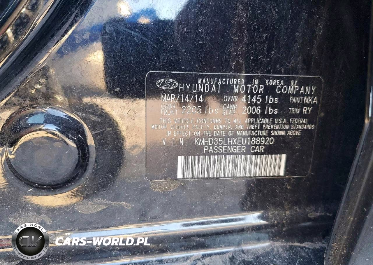 2014 Hyundai Elantra Gt Base VIN:KMHD35LHXEU188920 - 12