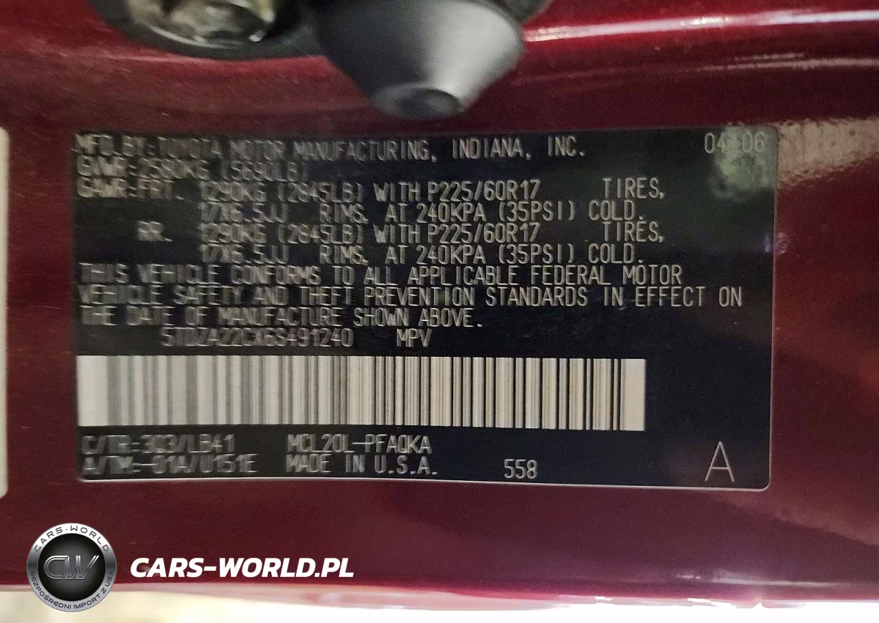 2006 Toyota Sienna Xle Limited 7 Passenger VIN:5TDZA22CX6S491240 - 13