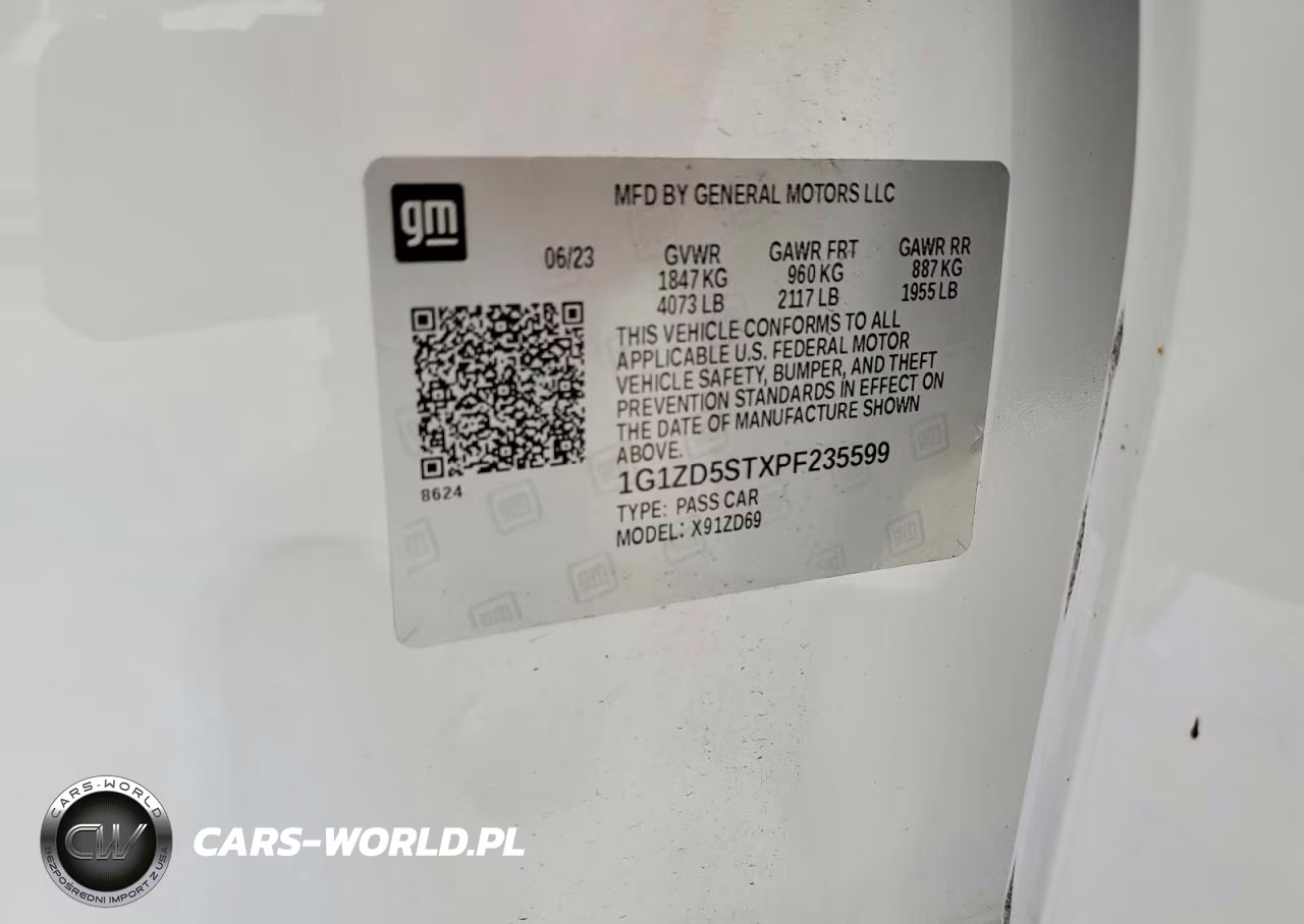 2023 Chevrolet Malibu Lt VIN:1G1ZD5STXPF235599 - 12