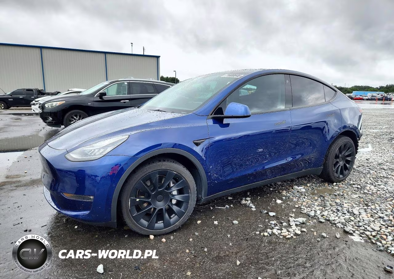 2021 Tesla Model Y VIN:5YJYGDEE1MF191901 - 1