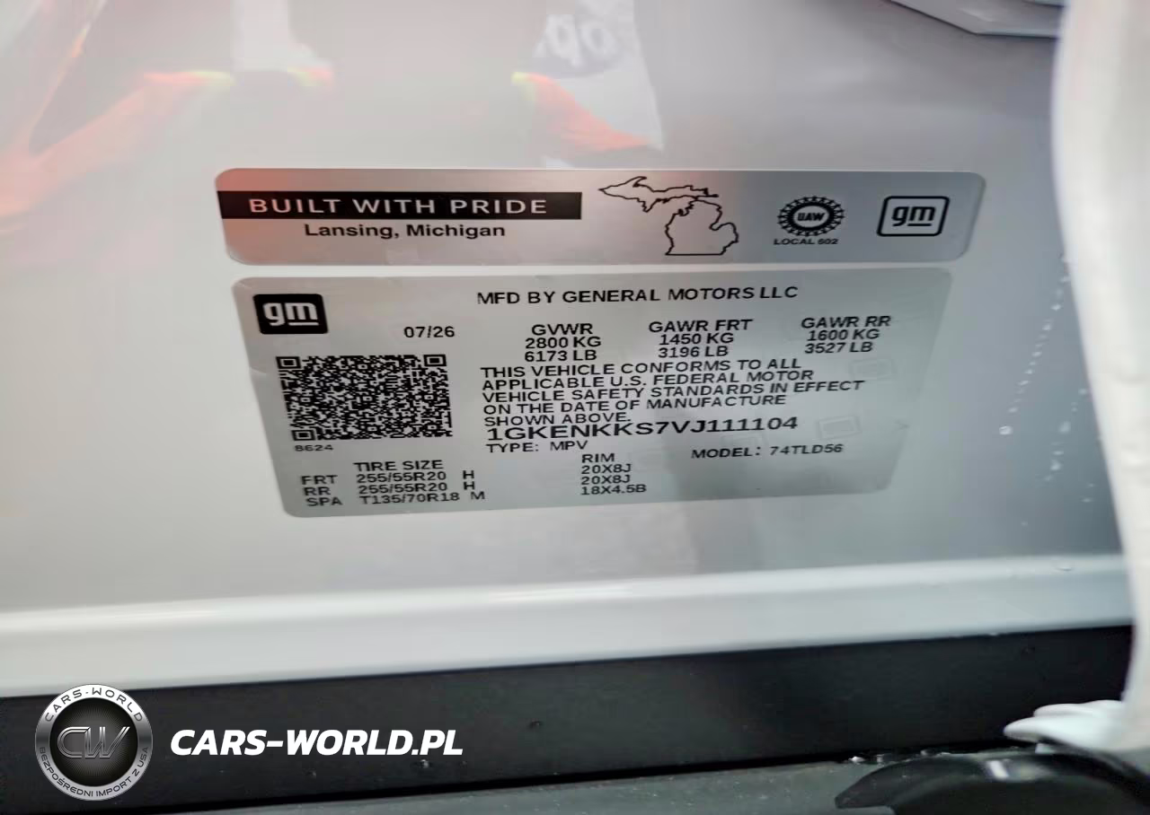 2027 GMC Acadia Elevation VIN:1GKENKKS7VJ111104 - 14