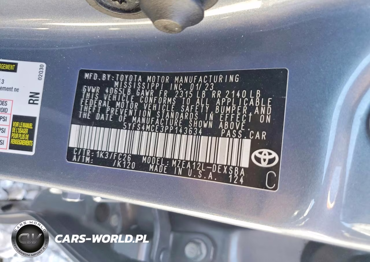 2023 Toyota Corolla Se VIN:5YFS4MCE3PP143634 - 13