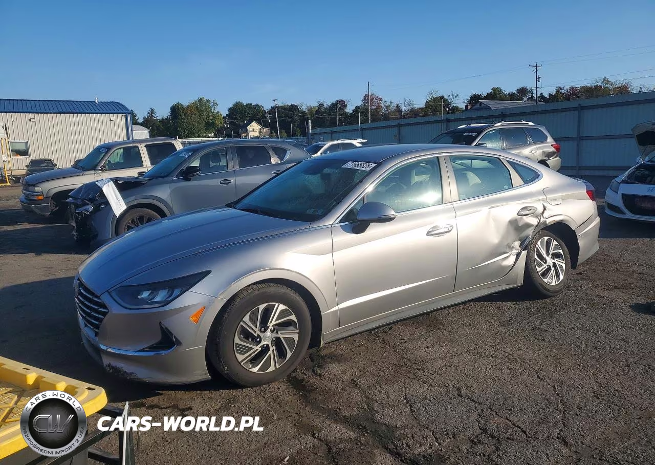 2020 Hyundai Sonata Hybrid Blue VIN:KMHL24JJ6LA009947 - 1
