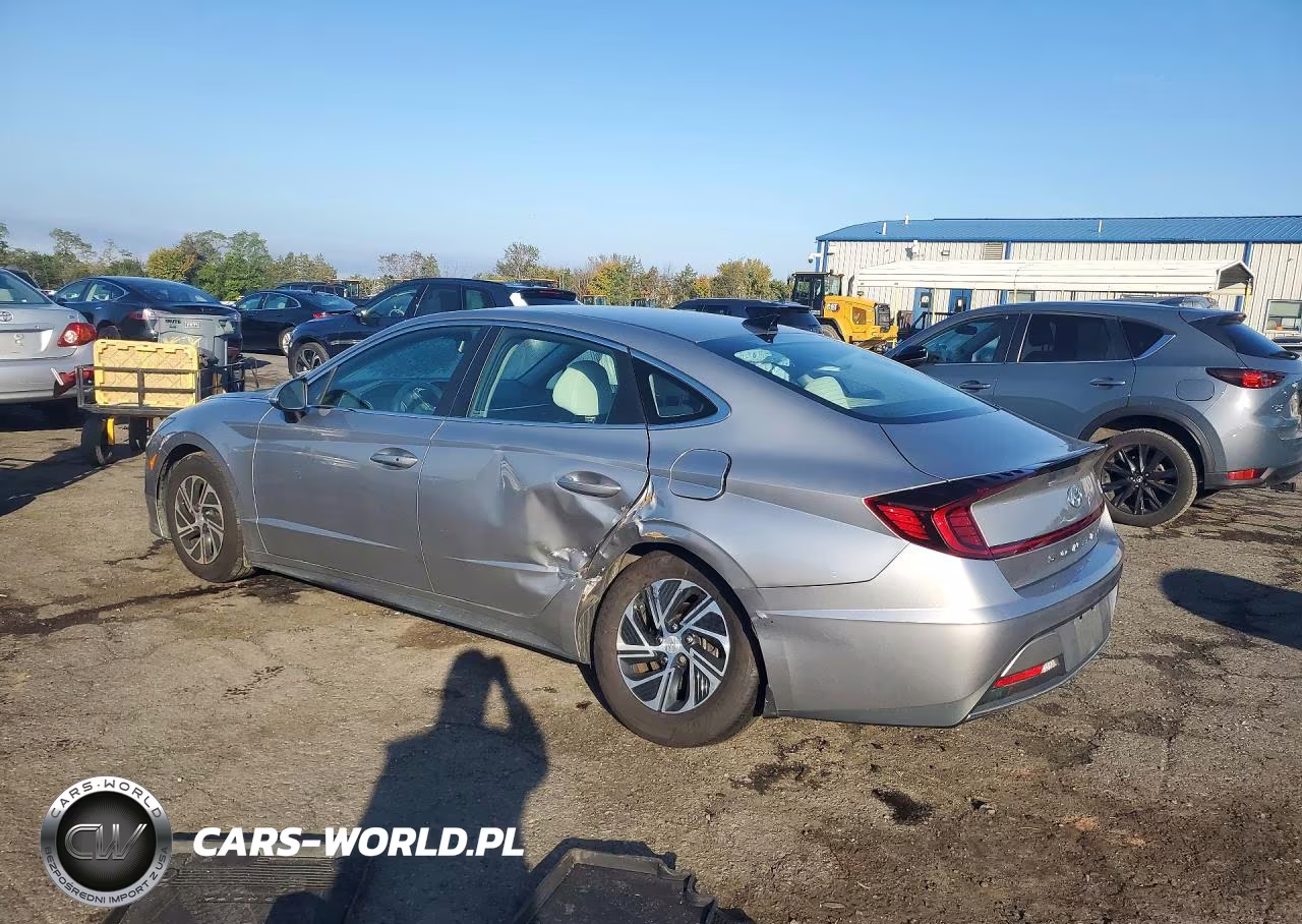 2020 Hyundai Sonata Hybrid Blue VIN:KMHL24JJ6LA009947 - 2