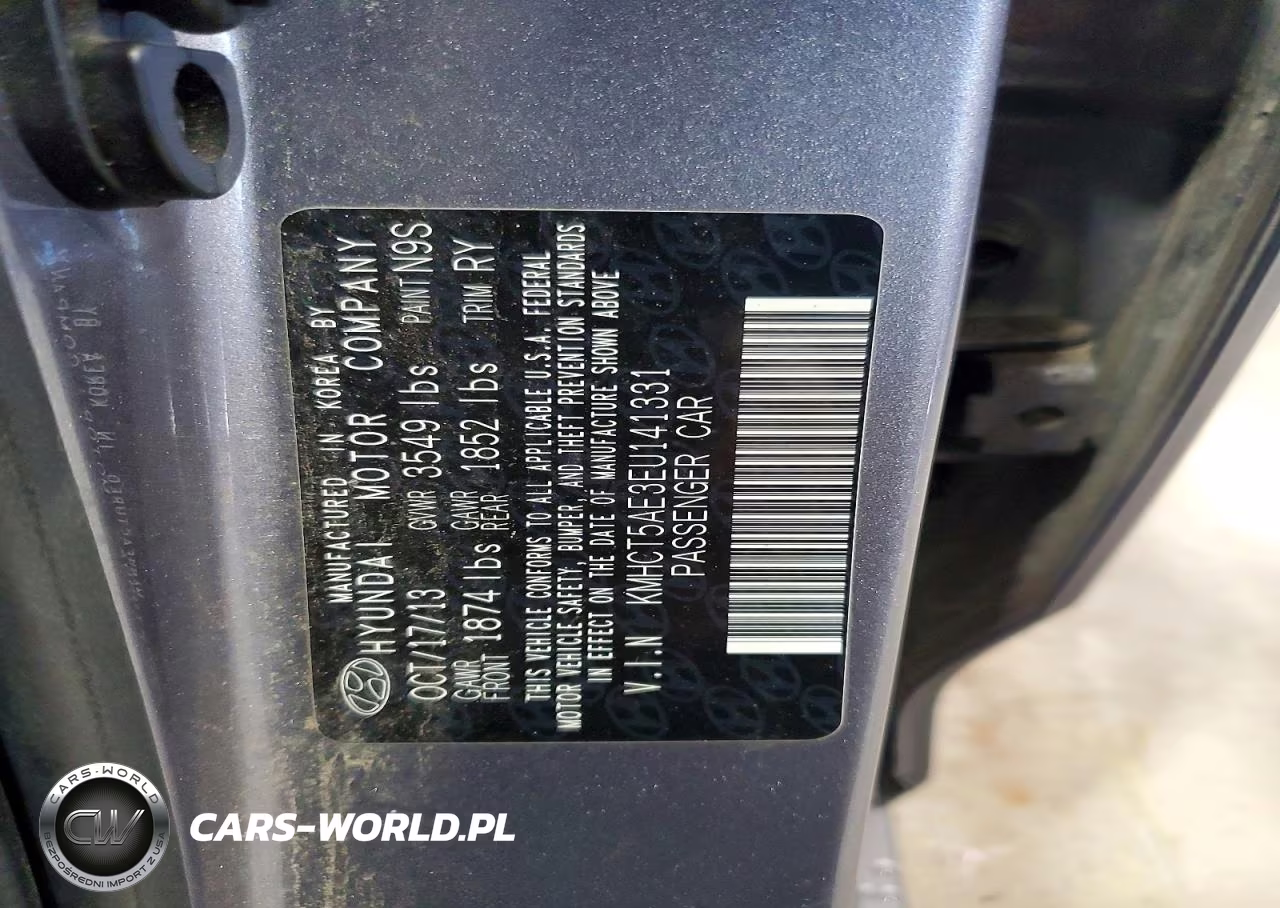 2014 Hyundai Accent Gs VIN:KMHCT5AE3EU141331 - 12
