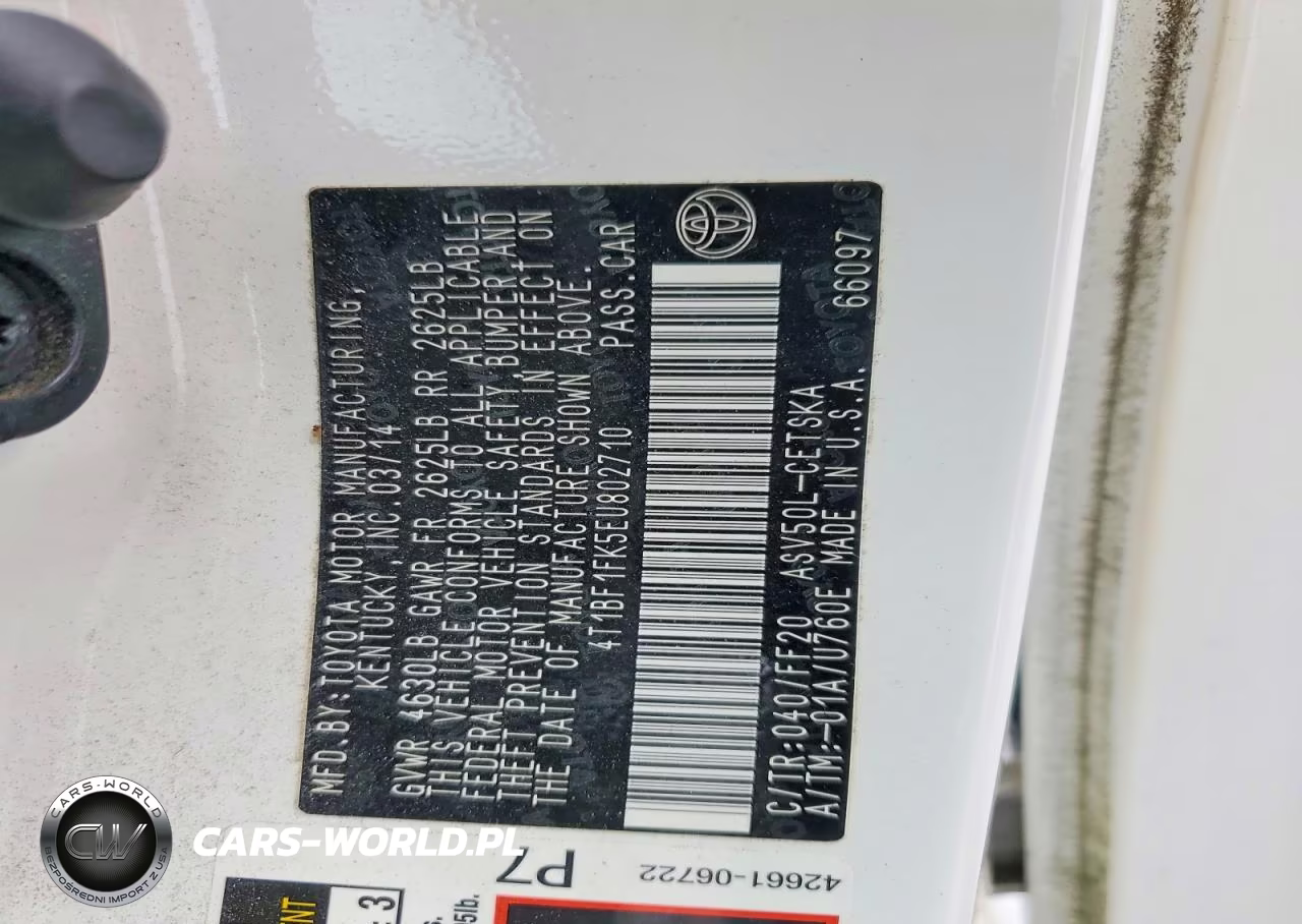 2014 Toyota Camry Se VIN:4T1BF1FK5EU802710 - 12