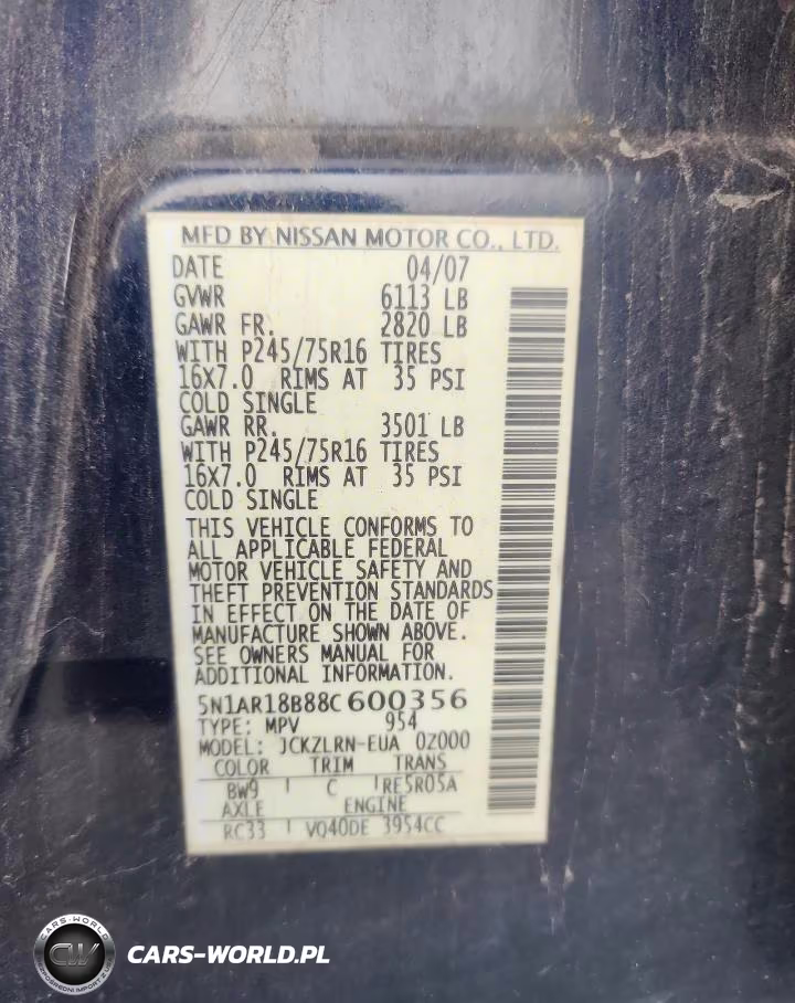2008 Nissan Pathfinder S VIN:5N1AR18B88C600356 - 14