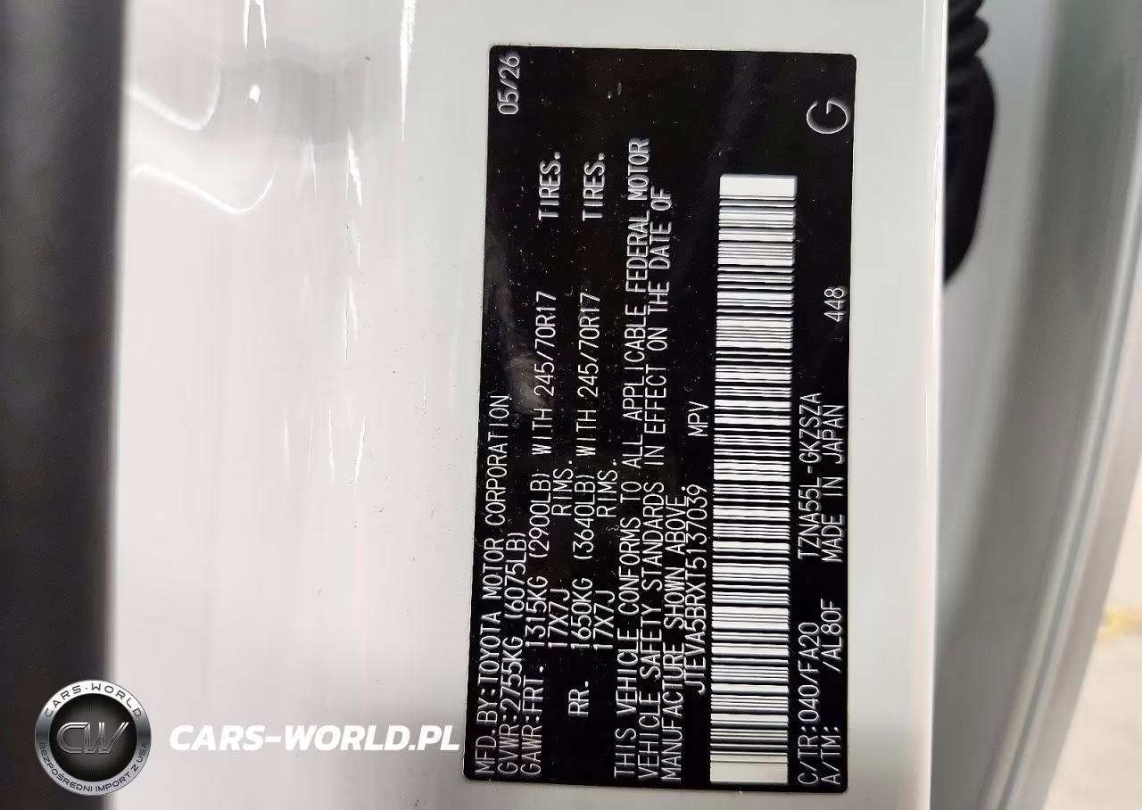 2026 Toyota 4Runner Sr5 VIN:JTEVA5BRXT5137039 - 13