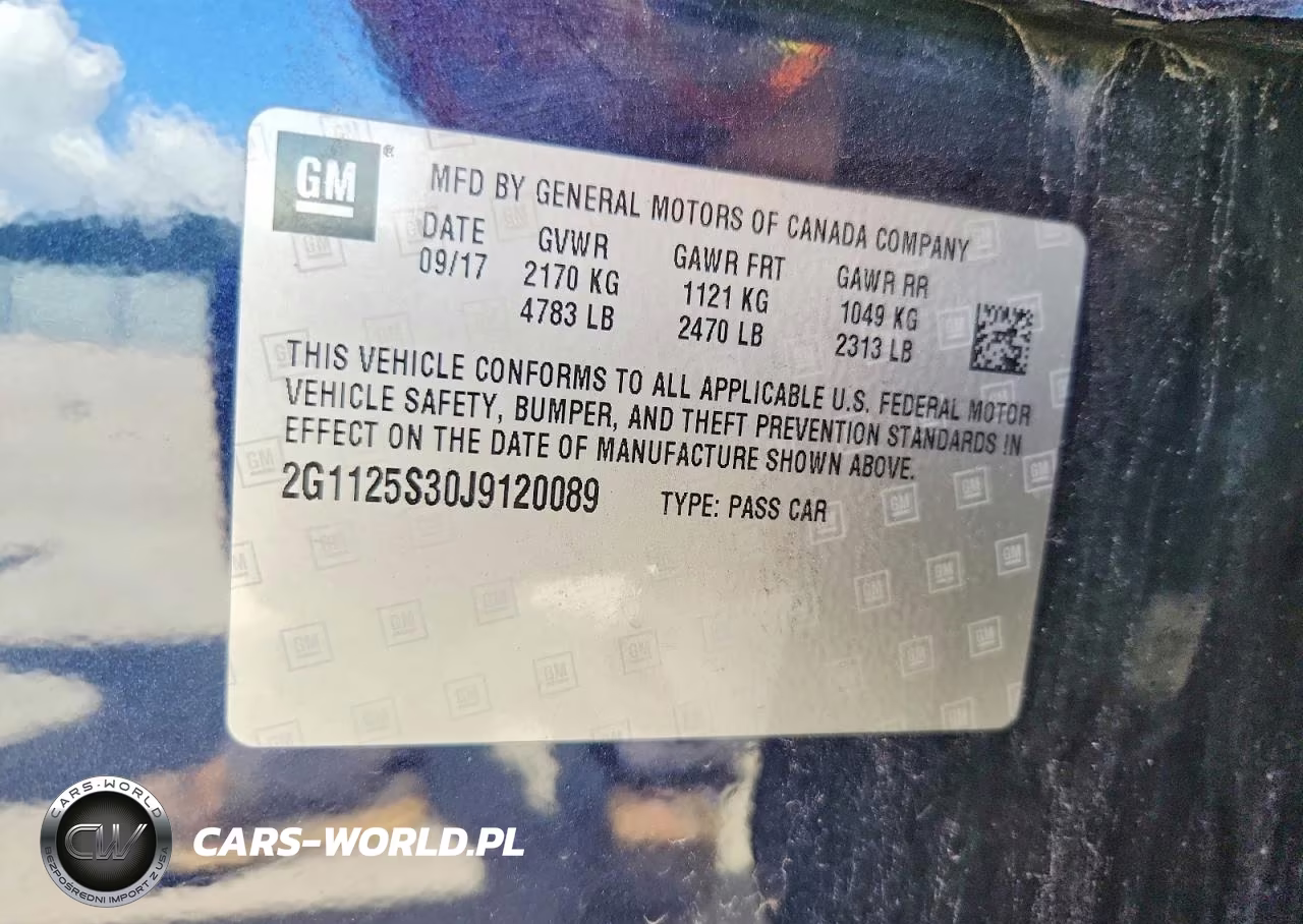 2018 Chevrolet Impala Premier VIN:2G1125S30J9120089 - 13