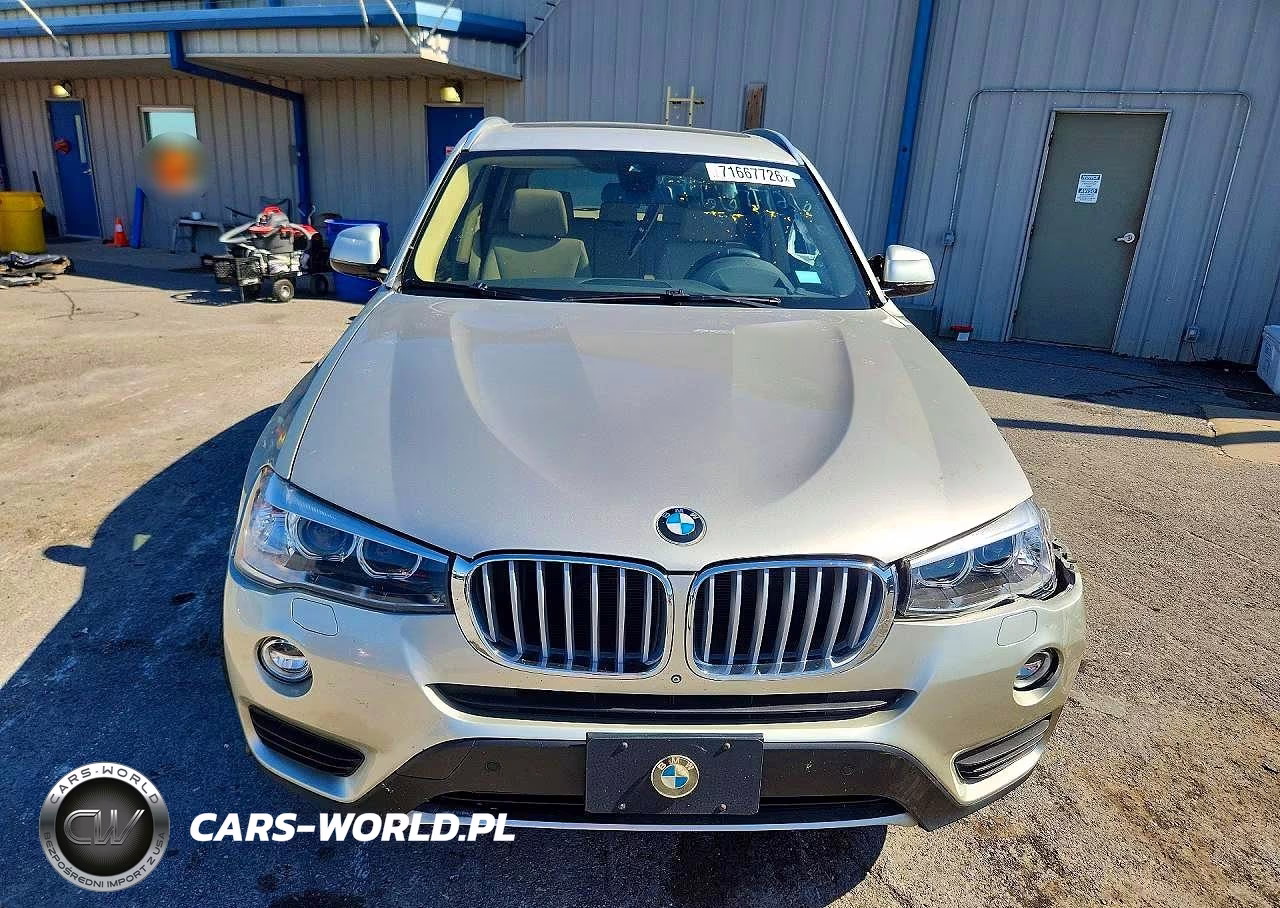 2016 BMW X3 Sdrive28I VIN:5UXWZ7C58G0R32116 - 5