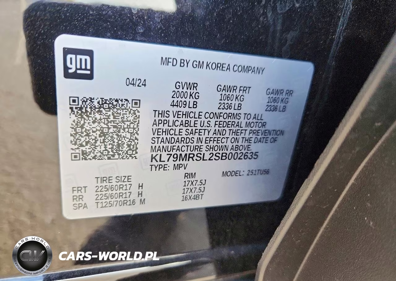 2025 Chevrolet Trailblazer Lt VIN:KL79MRSL2SB002635 - 14