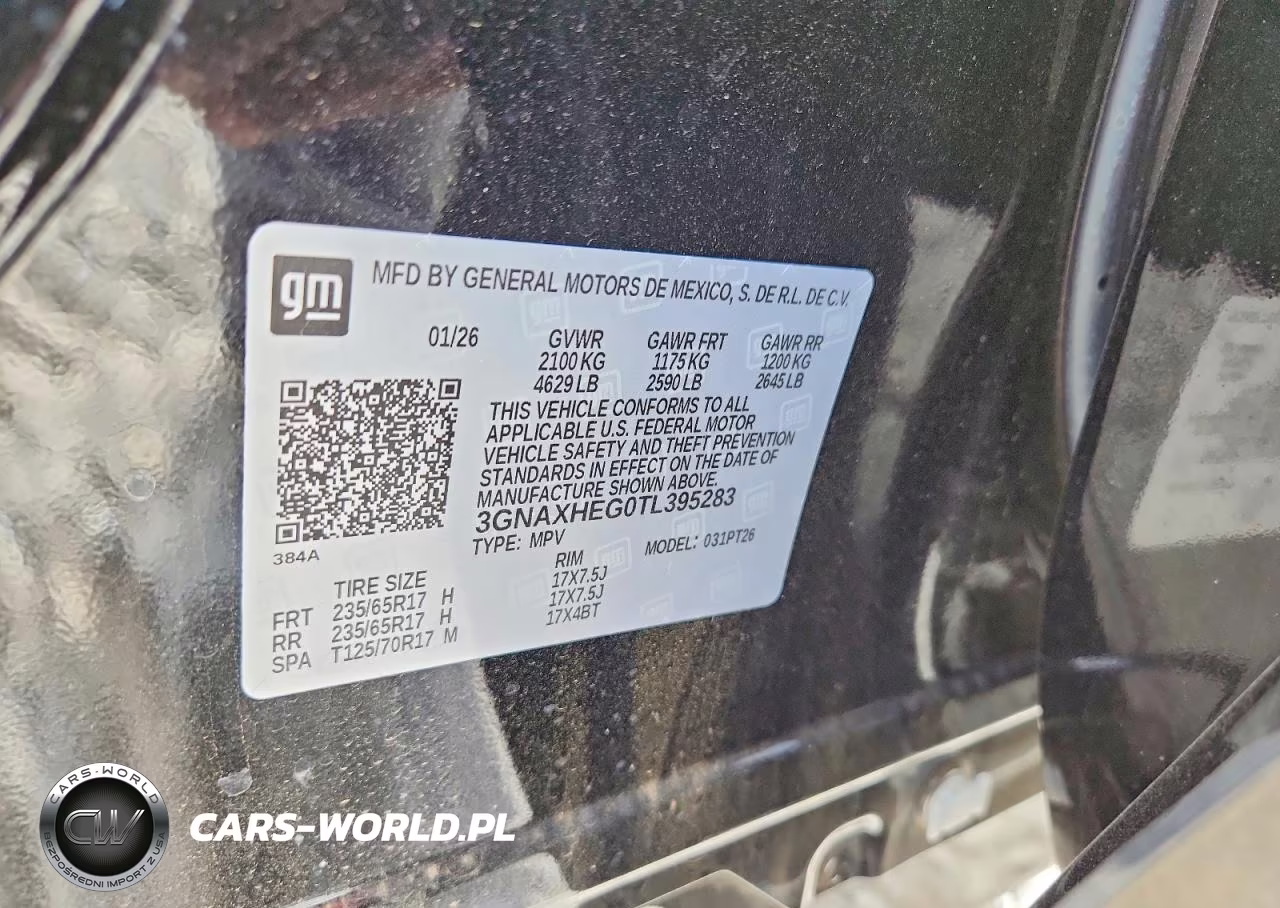 2026 Chevrolet Equinox Lt VIN:3GNAXHEG0TL395283 - 12