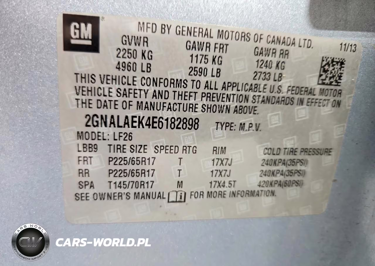 2014 Chevrolet Equinox Ls VIN:2GNALAEK4E6182898 - 13