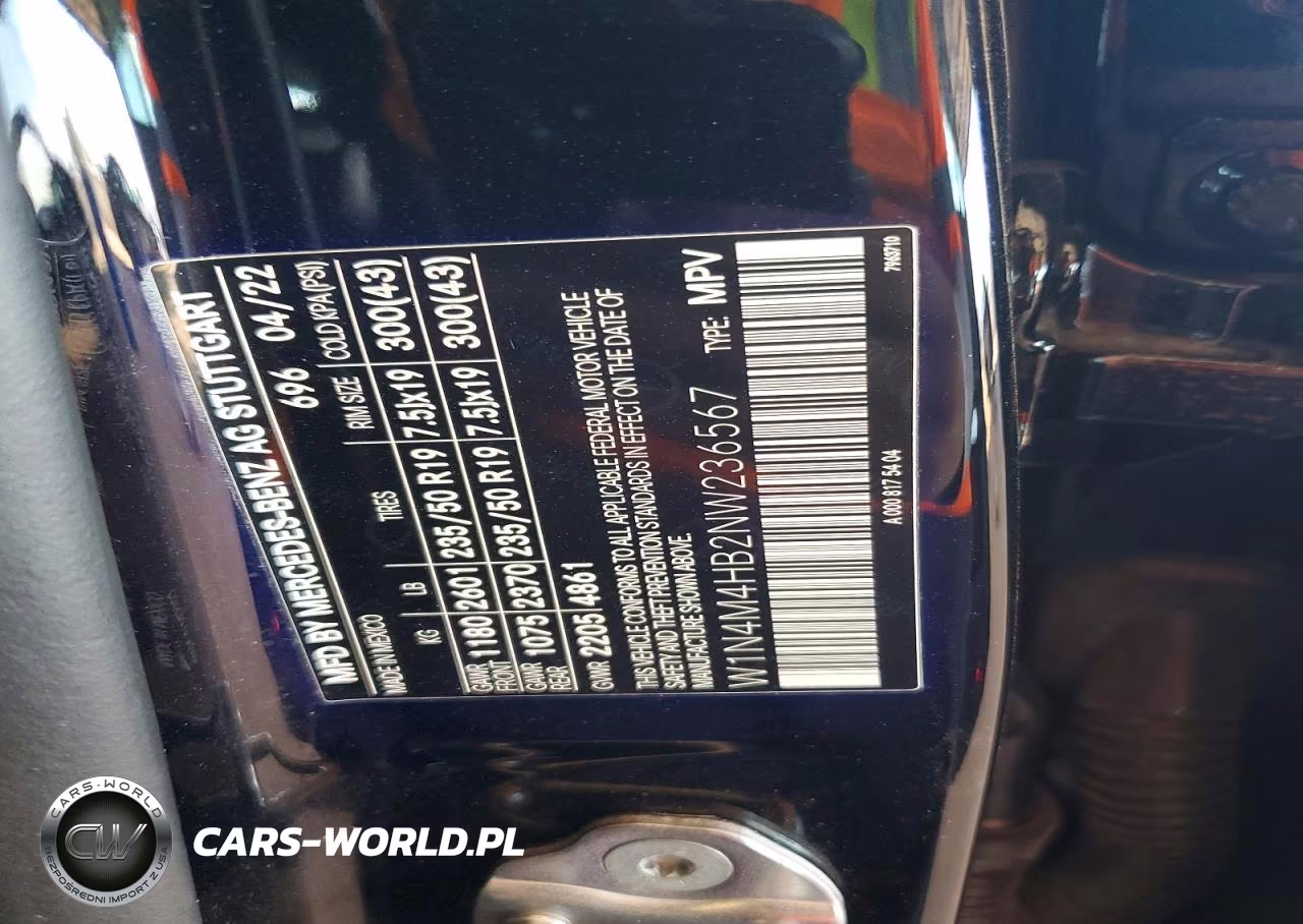 2022 Mercedes-Benz Glb 250 4Matic VIN:W1N4M4HB2NW236567 - 13