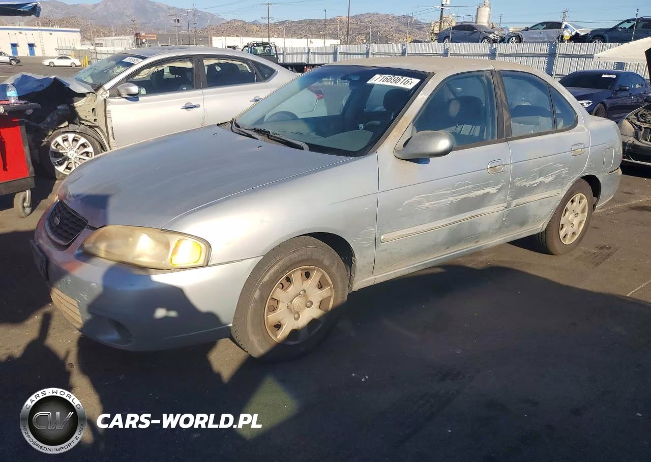 2002 Nissan Sentra Xe VIN:3N1CB51D02L605098 - 1