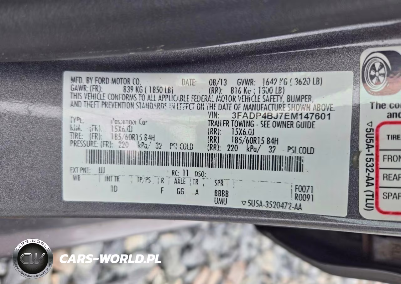 2014 Ford Fiesta Se VIN:3FADP4BJ7EM147601 - 12