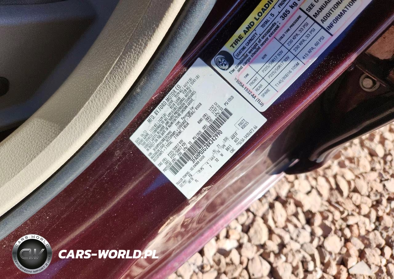 2011 Ford Fusion Sel VIN:3FAHP0JG2BR342990 - 12