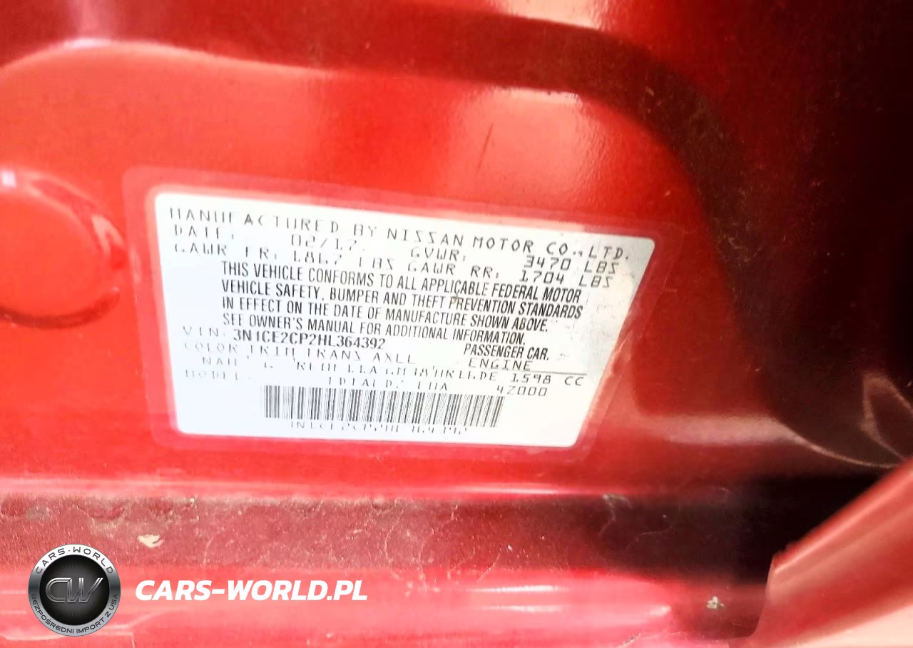 2017 Nissan Versa Note Sv VIN:3N1CE2CP2HL364392 - 12