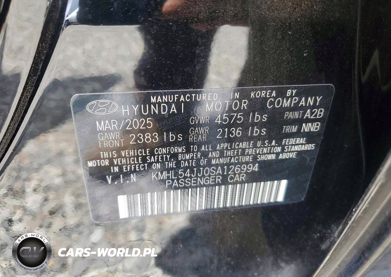 2025 Hyundai Sonata Hybrid Limited VIN:KMHL54JJ0SA126994 - 12