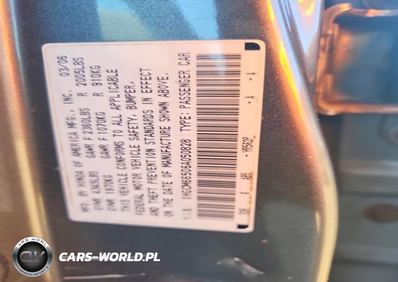 2006 Honda Accord Ex VIN:1HGCM66506A050828 - 12