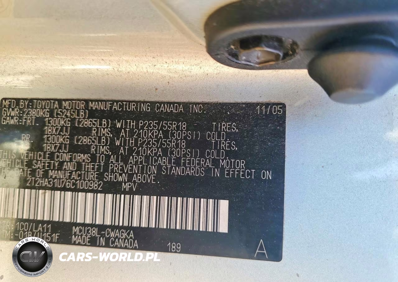 2006 Lexus Rx 330 VIN:2T2HA31U76C100982 - 12