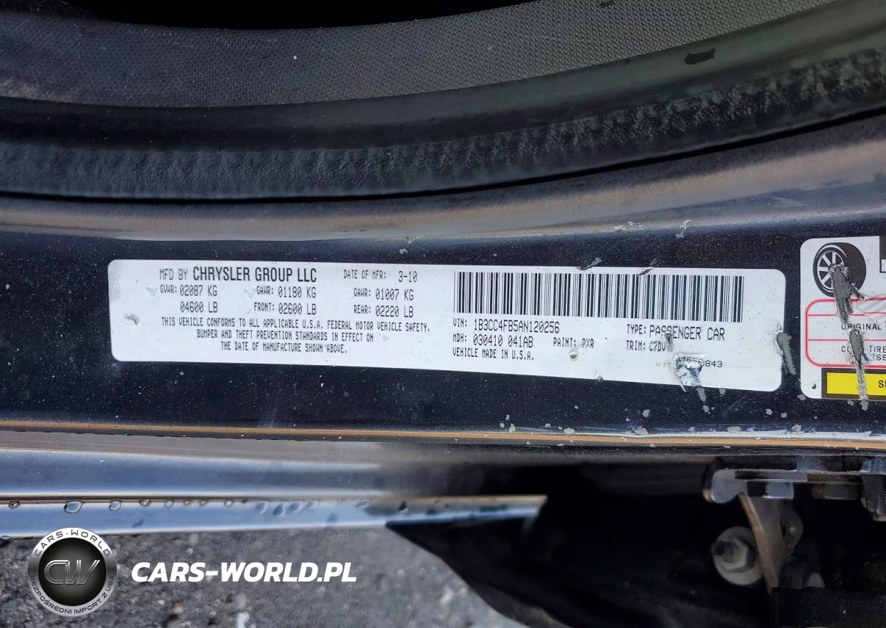 2010 Dodge Avenger Sxt VIN:1B3CC4FB5AN120256 - 12