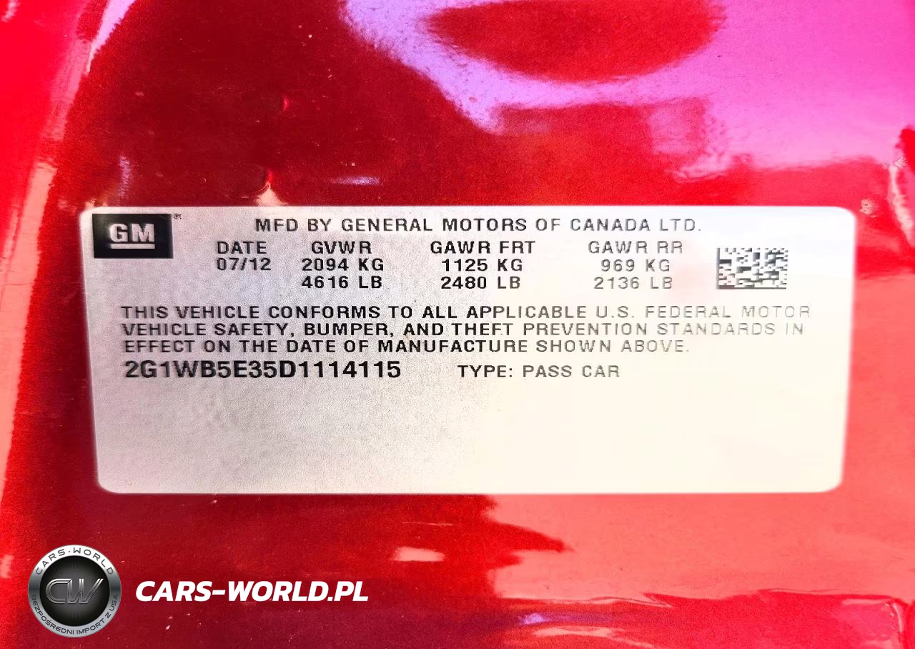 2013 Chevrolet Impala Lt VIN:2G1WB5E35D1114115 - 12