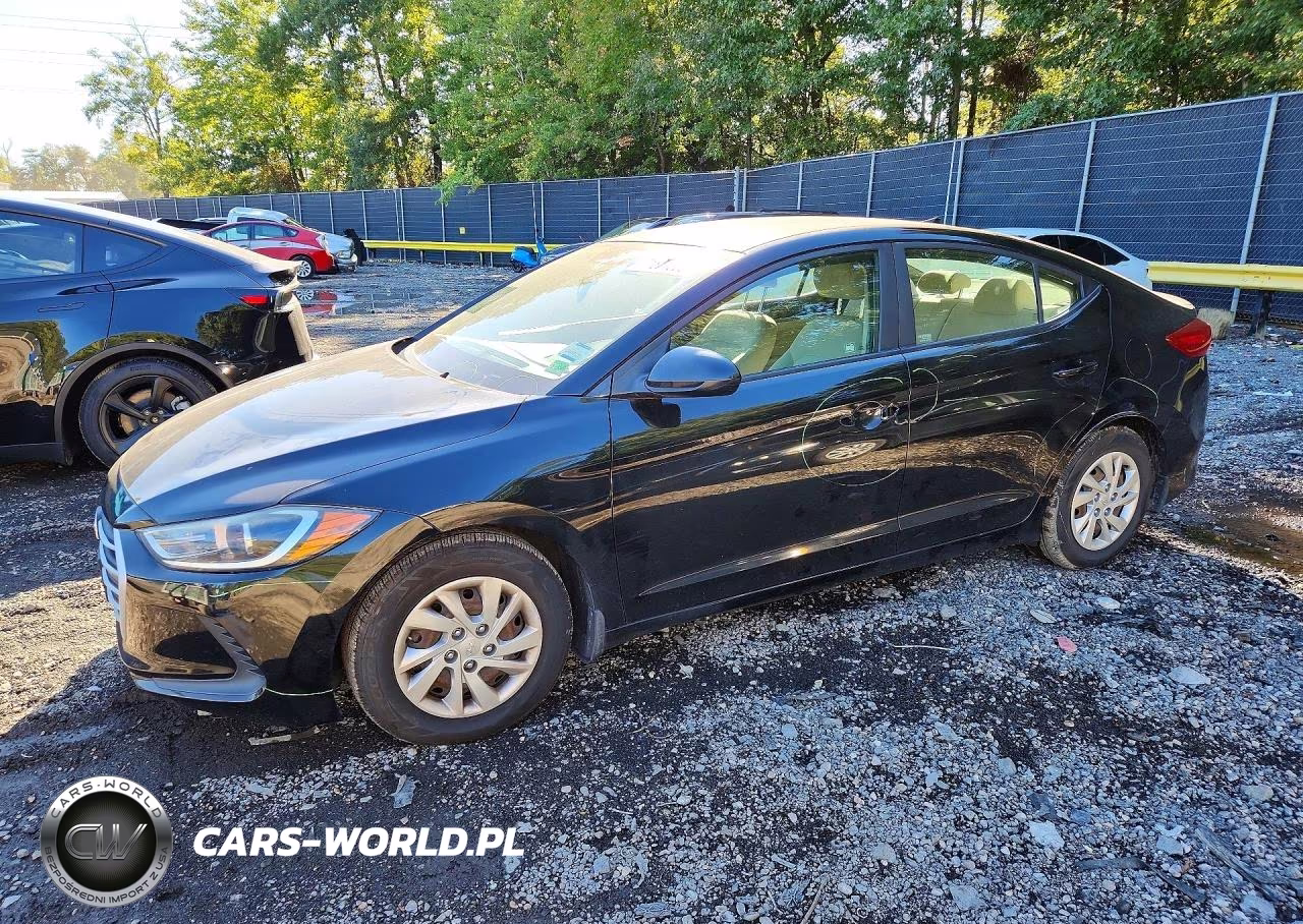 2017 Hyundai Elantra Se VIN:KMHD74LF2HU404910 - 1
