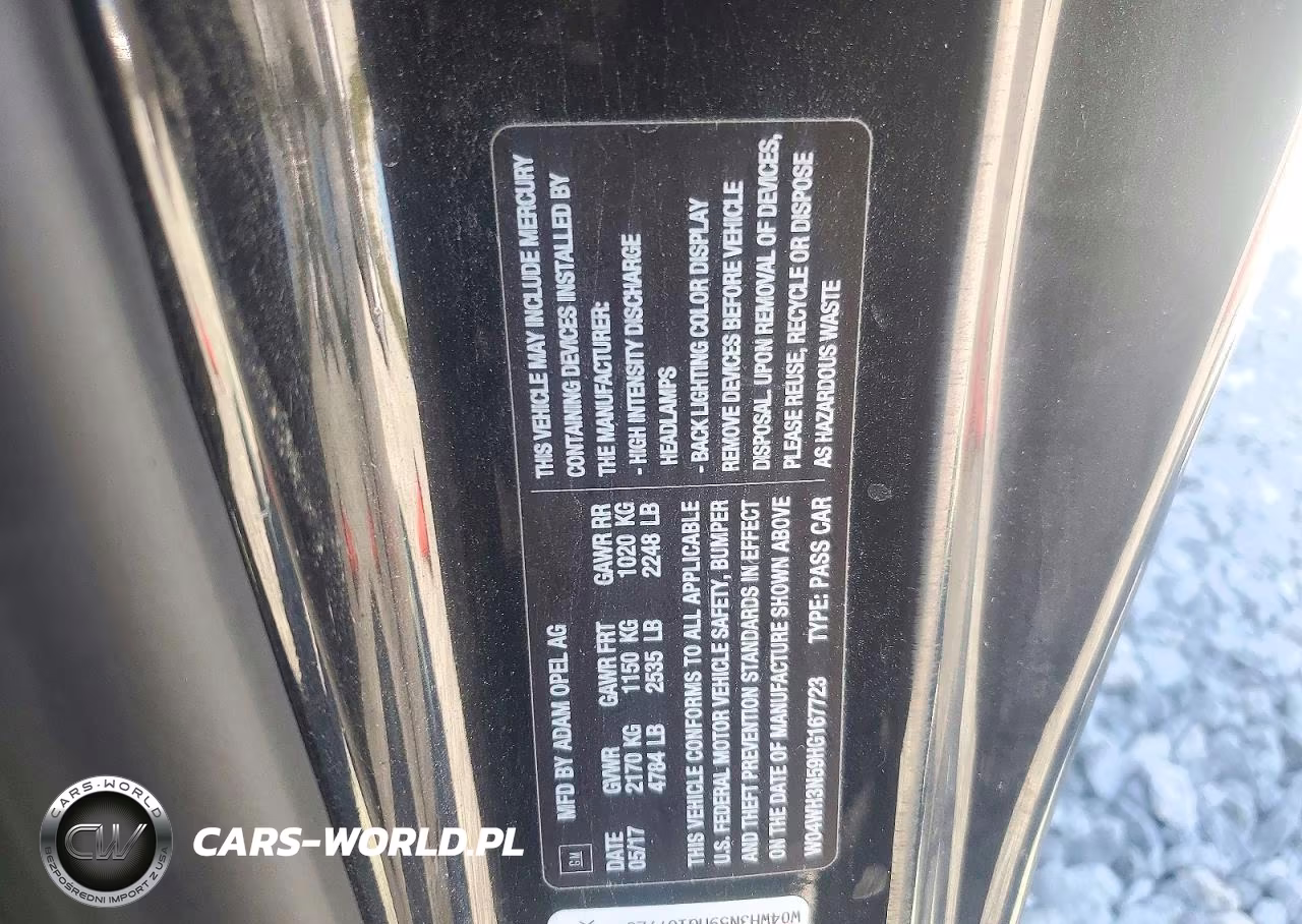 2017 Buick Cascada Premium VIN:W04WH3N59HG167723 - 12
