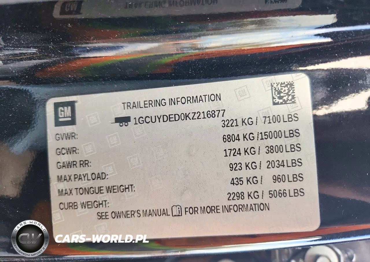 2019 Chevrolet Silverado K1500 Lt VIN:1GCUYDED0KZ216877 - 12
