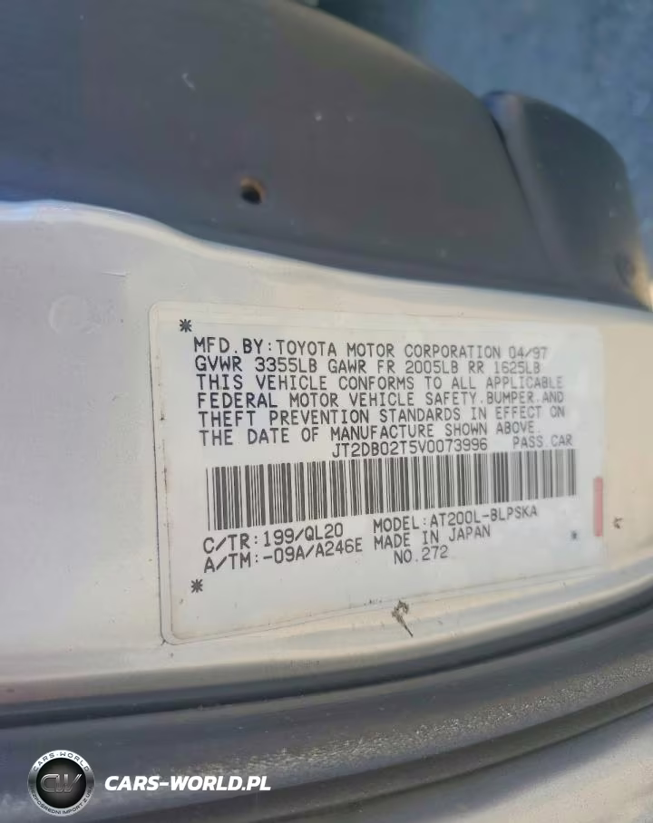 1997 Toyota Celica St VIN:JT2DB02T5V0073996 - 12